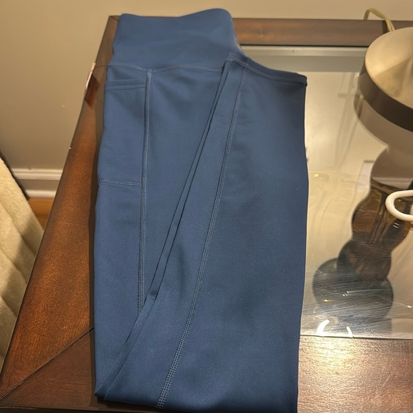 Skechers Ladies' GoStretch Luxe Tight Leggings Blue Medium - Picture 10 of 11